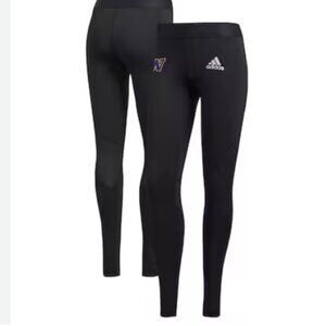 NWOT adidas Black Washington Huskies 3/4 Leggings